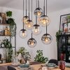 Gastor Hanglamp, Kogellampje, Hanglamp Amber, Duidelijk, Rookkleurig, 8-lichts