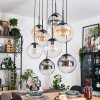 Gastor Hanglamp, Kogellampje, Hanglamp Amber, Duidelijk, Rookkleurig, 8-lichts