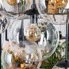 Gastor Hanglamp, Kogellampje, Hanglamp Amber, Duidelijk, Rookkleurig, 8-lichts