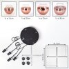 Koyoto Hanglamp, Kogellampje, Cluster hanglamp Duidelijk, Koperkleurig, 4-lichts