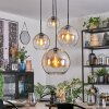 Koyoto Hanglamp, Kogellampje, Cluster hanglamp Amber, Duidelijk, 4-lichts