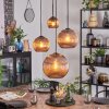 Koyoto Hanglamp, Kogellampje, Cluster hanglamp Koperkleurig, 4-lichts