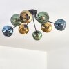 Ripoll Plafondlamp, Kogellampje Blauw, Goud, Groen, 8-lichts
