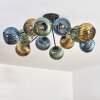 Koyoto Plafondlamp, Kogellampje 89 cm Blauw, Goud, Groen, 12-lichts