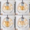 Ripoll Hanglamp, Kogellampje, Cluster hanglamp Amber, Duidelijk, 4-lichts