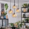Ripoll Hanglamp, Kogellampje, Cluster hanglamp Amber, Duidelijk, 4-lichts