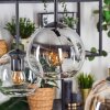 Koyoto Hanglamp, Kogellampje, Hanglamp Amber, Duidelijk, Rookkleurig, 6-lichts