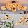 Basto Plafondlamp Natuurlijke kleuren, 8-lichts