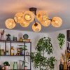 Basto Plafondlamp Natuurlijke kleuren, 8-lichts