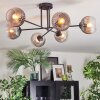 Koyoto Plafondlamp, Kogellampje 78 cm Duidelijk, Rookkleurig, 6-lichts