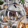 Koyoto Hanglamp, Kogellampje, Hanglamp Amber, Duidelijk, Rookkleurig, 6-lichts