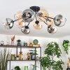 Koyoto Plafondlamp, Kogellampje 81 cm Amber, Duidelijk, Rookkleurig, 10-lichts