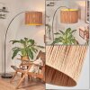 Granja Staande lamp, Booglampen Chroom, Zwart, 1-licht