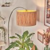 Granja Staande lamp, Booglampen Chroom, Zwart, 1-licht
