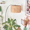 Granja Staande lamp, Booglampen Chroom, Zwart, 1-licht