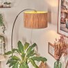 Granja Staande lamp, Booglampen Chroom, Zwart, 1-licht