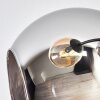 Koyoto Plafondlamp, Kogellampje 81 cm Amber, Chroom, Duidelijk, Rookkleurig, 10-lichts
