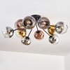 Koyoto Plafondlamp, Kogellampje 81 cm Goud, Duidelijk, Koperkleurig, Rookkleurig, 10-lichts