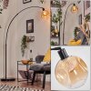 Ripoll Staande lamp, Booglampen Zwart, 1-licht