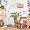 Granja Staande lamp, Booglampen Chroom, Zwart, 1-licht