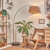 Granja Staande lamp, Booglampen Chroom, Zwart, 1-licht