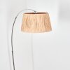 Granja Staande lamp, Booglampen Chroom, Zwart, 1-licht