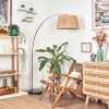 Granja Staande lamp, Booglampen Chroom, Zwart, 1-licht