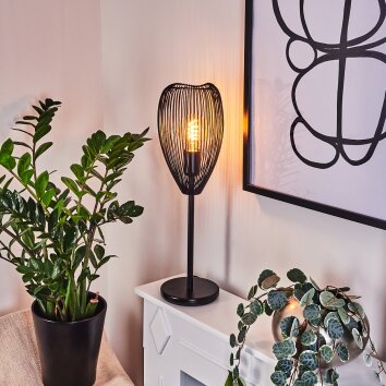 Forel Tafellamp Zwart, 1-licht