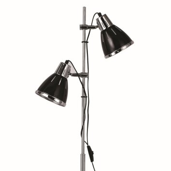 Ideallux ELVIS Staande lamp Zwart, 2-lichts