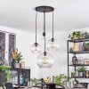 Koyoto Hanglamp, Kogellampje, Cluster hanglamp Duidelijk, 4-lichts