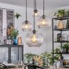 Koyoto Hanglamp, Kogellampje, Cluster hanglamp Duidelijk, 4-lichts