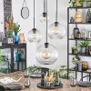 Koyoto Hanglamp, Kogellampje, Cluster hanglamp Duidelijk, 4-lichts