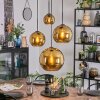 Koyoto Hanglamp, Kogellampje, Cluster hanglamp Goud, 4-lichts