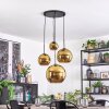 Koyoto Hanglamp, Kogellampje, Cluster hanglamp Goud, 4-lichts