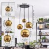 Koyoto Hanglamp, Kogellampje, Cluster hanglamp Goud, 4-lichts