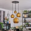 Koyoto Hanglamp, Kogellampje, Cluster hanglamp Goud, 4-lichts
