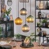 Koyoto Hanglamp, Kogellampje, Cluster hanglamp Blauw, Goud, Groen, 4-lichts