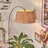 Granja Staande lamp, Booglampen Nikkel mat, Zwart, 1-licht