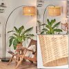 Cavaca Staande lamp, Booglampen Chroom, Zwart, 1-licht