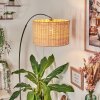Cavaca Staande lamp, Booglampen Chroom, Zwart, 1-licht