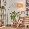 Cavaca Staande lamp, Booglampen Chroom, Zwart, 1-licht