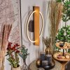 Pompu Wandlamp LED Natuurlijke kleuren, Zwart, 1-licht