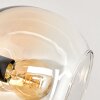 Koyoto Plafondlamp, Kogellampje 86 cm Amber, Duidelijk, Rookkleurig, 8-lichts