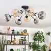 Koyoto Plafondlamp, Kogellampje 81 cm Amber, Duidelijk, Rookkleurig, 10-lichts