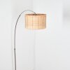 Cavaca Staande lamp, Booglampen Nikkel mat, Zwart, 1-licht