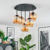 Koyoto Plafondlamp, Kogellampje 33 cm Amber, 5-lichts