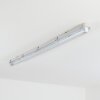 Ilena Plafondlamp voor buiten, Buitenlicht, Badkamerlamp, Bouw spotlight, Plafondlamp LED Grijs, 1-licht