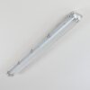 Ilena Plafondlamp voor buiten, Buitenlicht, Badkamerlamp, Bouw spotlight, Plafondlamp LED Grijs, 1-licht