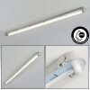 Ilena Plafondlamp voor buiten, Buitenlicht, Badkamerlamp, Bouw spotlight, Plafondlamp LED Grijs, 1-licht