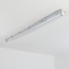 Ilena Plafondlamp voor buiten, Buitenlicht, Badkamerlamp, Bouw spotlight, Plafondlamp LED Grijs, 1-licht